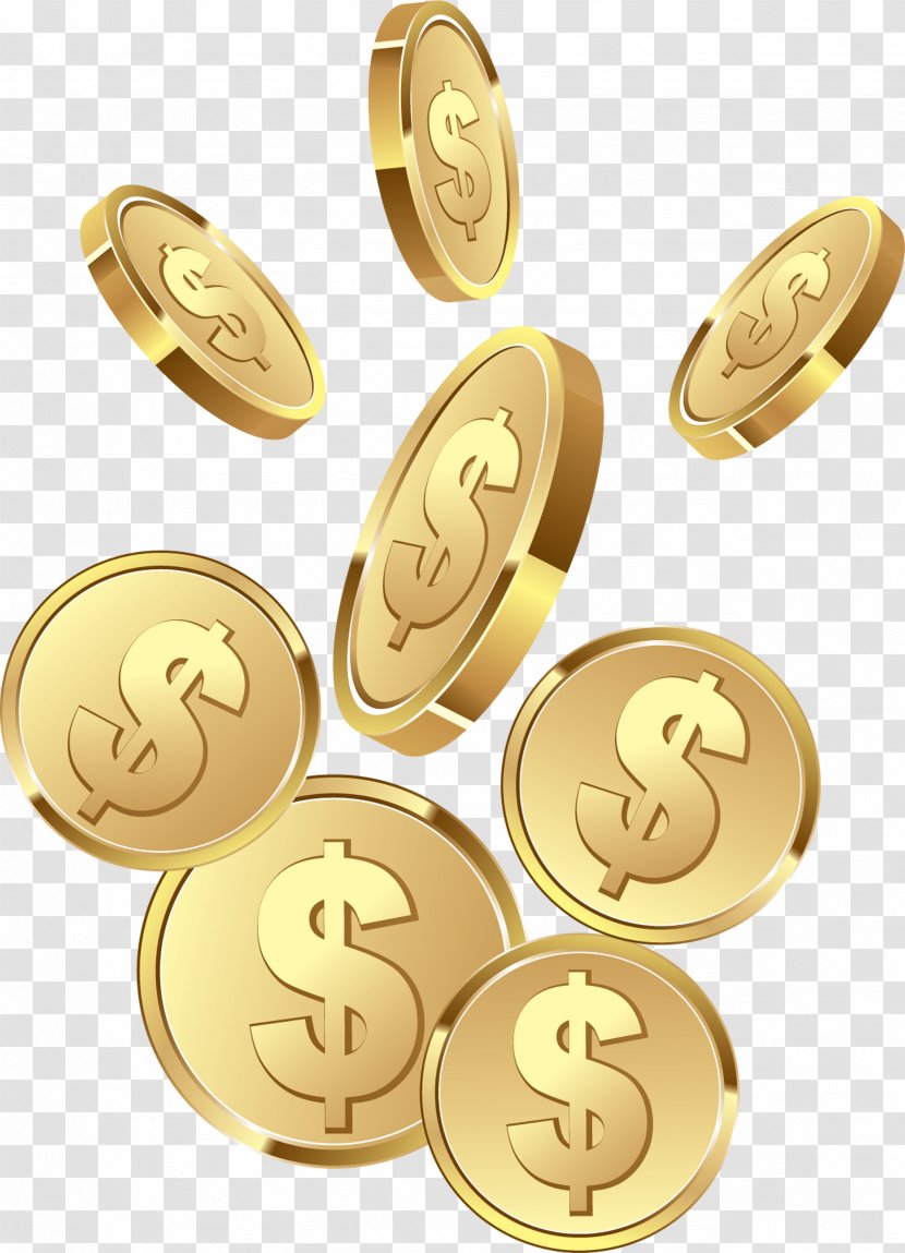 Gold Coin Clip Art - Lakshmi Transparent PNG