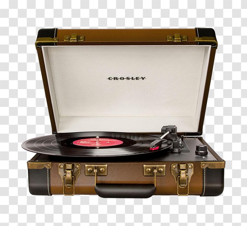 Crosley Executive CR6019A Phonograph Record Turntable - Stereophonic Sound Transparent PNG