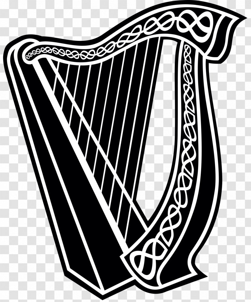 Celtic Harp The Music Drawing - String Instrument Transparent PNG