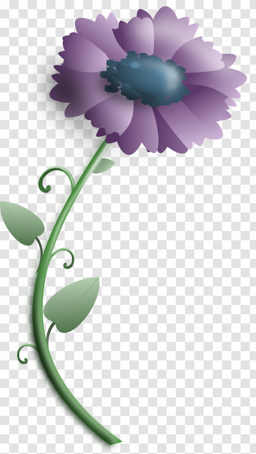 Flowerpot Lilium Clip Art - Plant - Purple Flower Transparent PNG