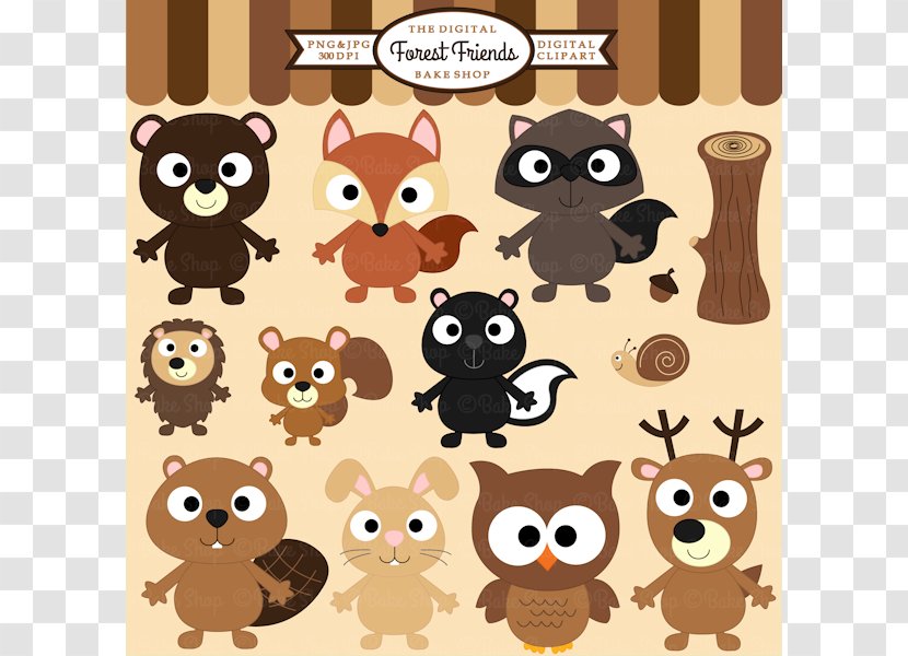 Squirrel Woodland Forest Clip Art - Stuffed Toy - Yellow Reindeer Cliparts Transparent PNG