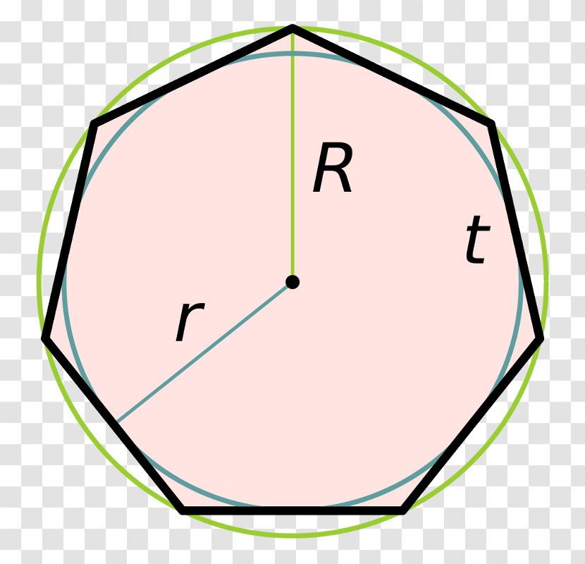 Regular Polygon Heptagon Geometry Angle - Yellow Transparent PNG