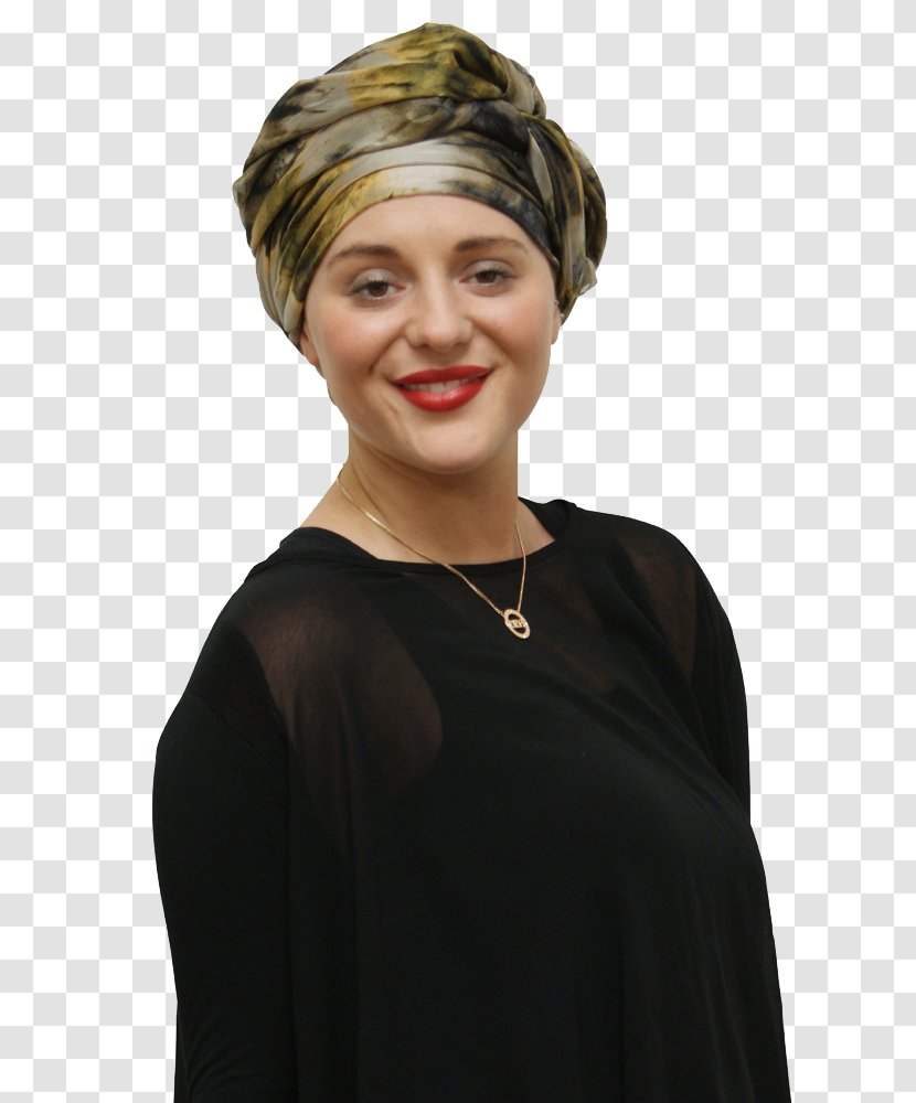 Headpiece Long Hair Turban Hat Wig - Coloring Transparent PNG