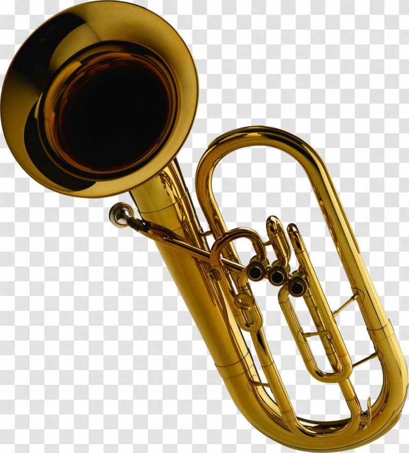 Quartets For All Brass Instruments Musical Trumpet - Watercolor - Trombone Transparent PNG