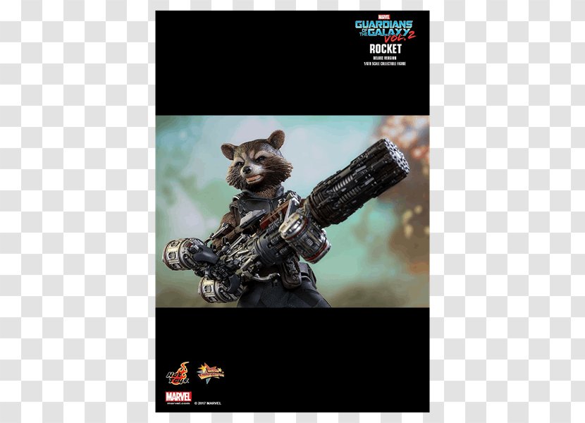 Rocket Raccoon Hot Toys Limited Action & Toy Figures 1:6 Scale Modeling Transparent PNG