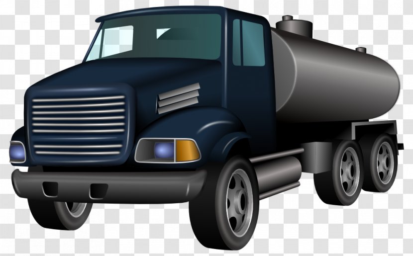 Tank Truck Semi-trailer Clip Art - Light Commercial Vehicle - Gas Pump Transparent PNG