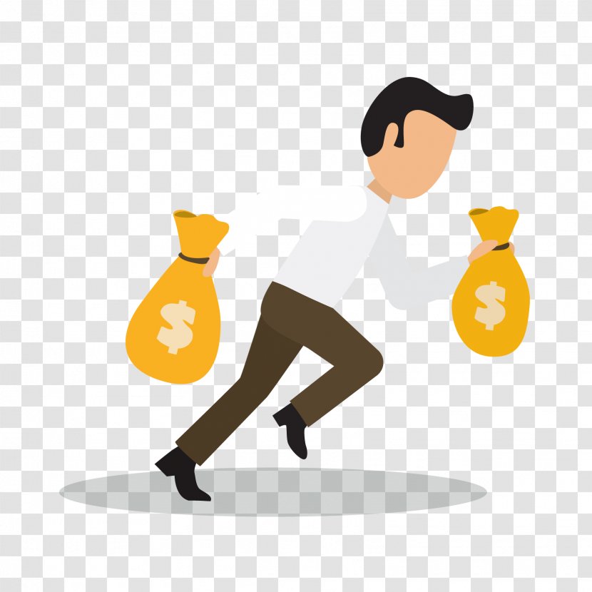 Money Bag Clip Art - Standing Transparent PNG