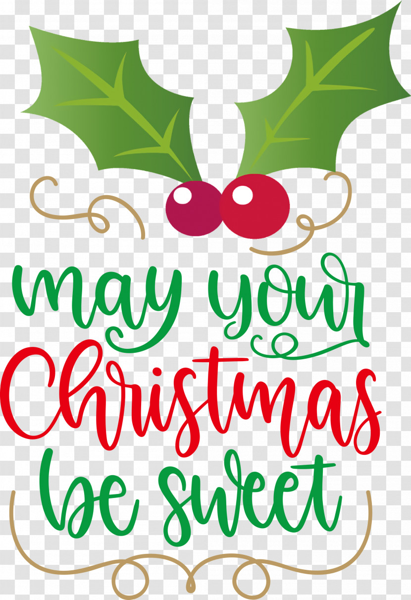 May Your Christmas Be Sweet Christmas Wishes Transparent PNG