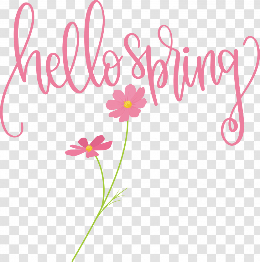 Hello Spring Spring Transparent PNG