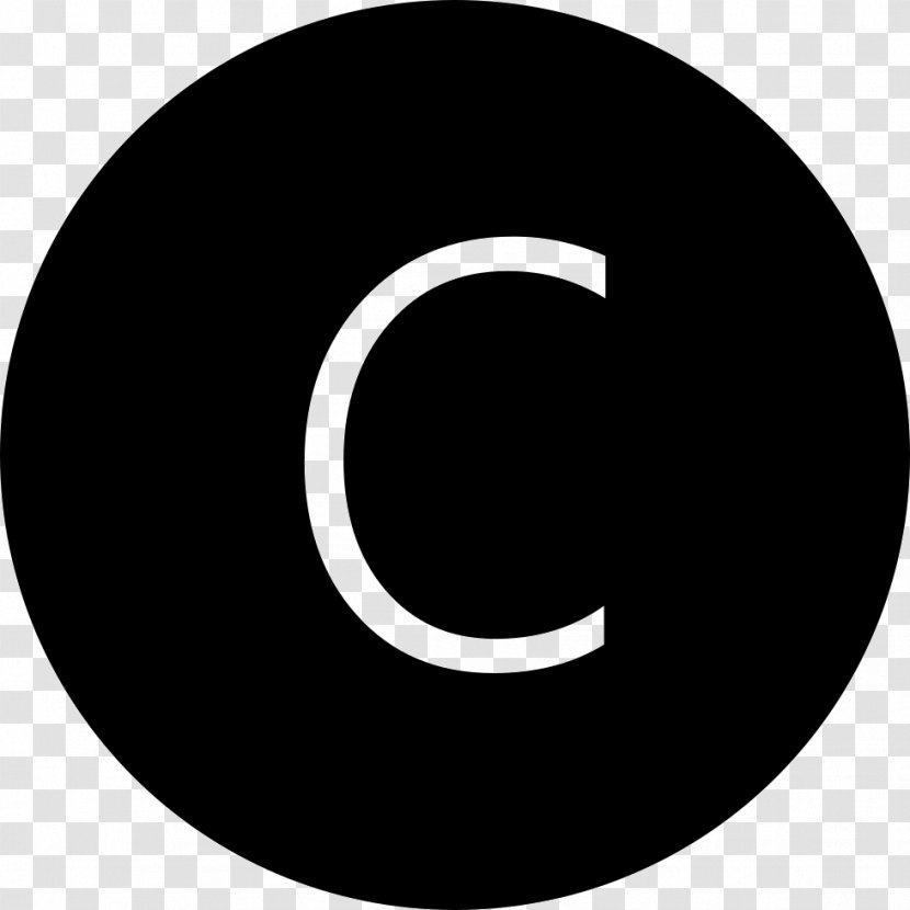 Logo Symbol Image - Blackandwhite - Cc Icon Transparent PNG