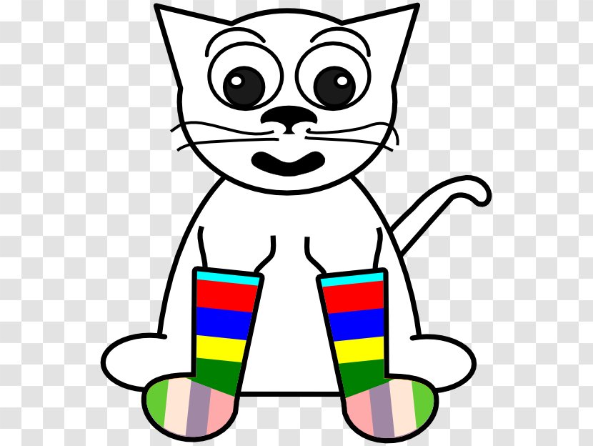 Cat Sock Clip Art - Fall Socks Cliparts Transparent PNG