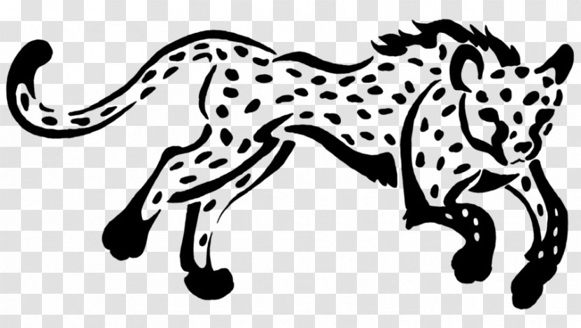 Cat Cheetah Leopard Tiger Jaguar - Monochrome Photography Transparent PNG