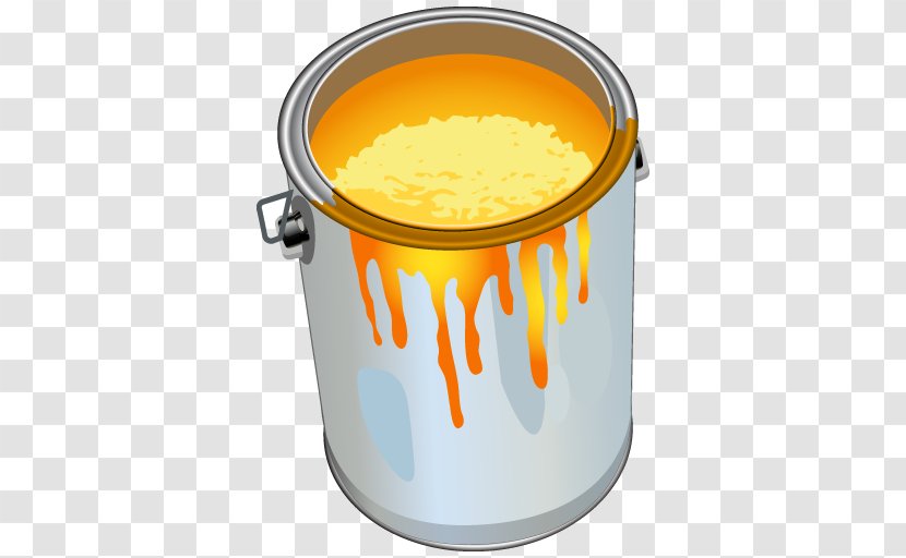 Painting Bucket Texture Paint Brushes - Coating - Boya Icon Transparent PNG