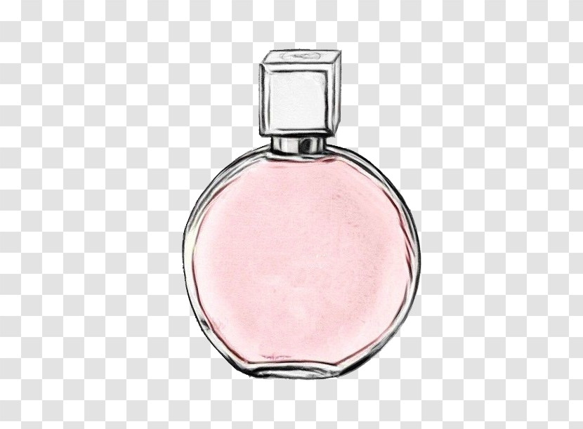 Perfume Glass Bottle Glass Bottle Peach Transparent PNG