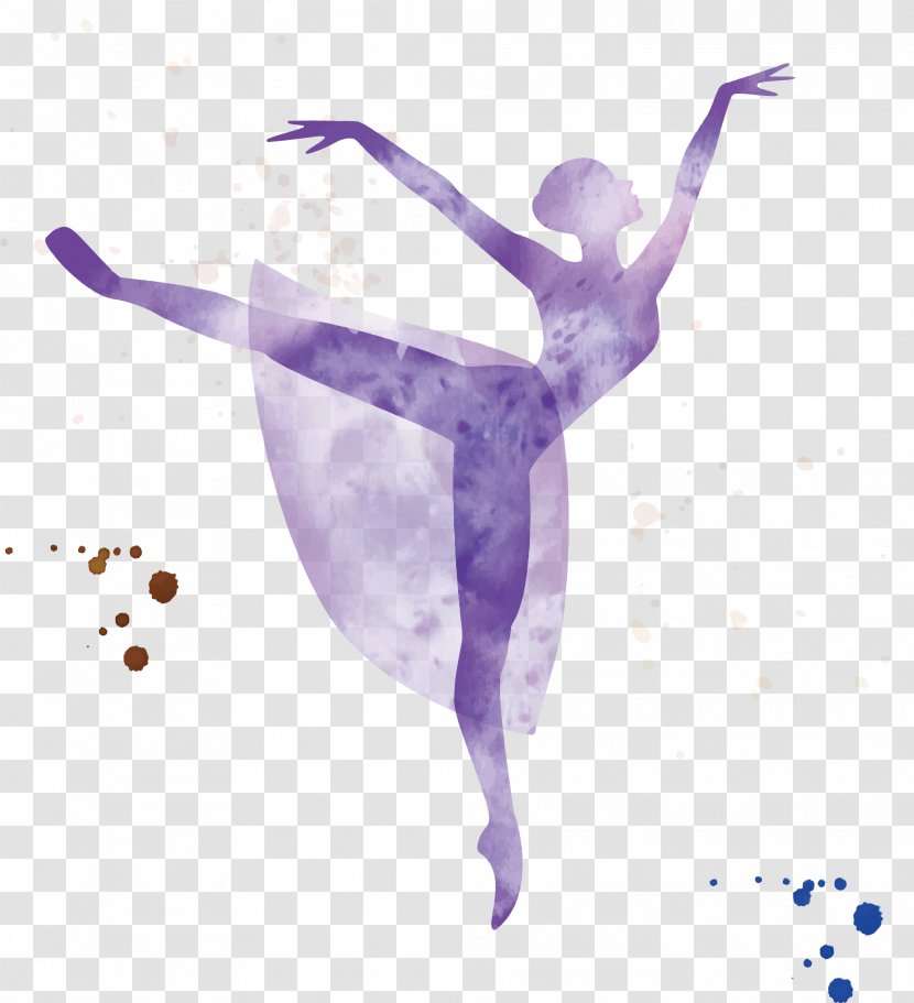 Ballet Dancer Silhouette - Frame Transparent PNG