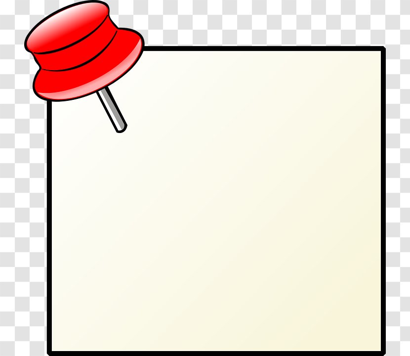 Clip Art Image Adobe Illustrator Artwork - Red - Board Pin Transparent PNG