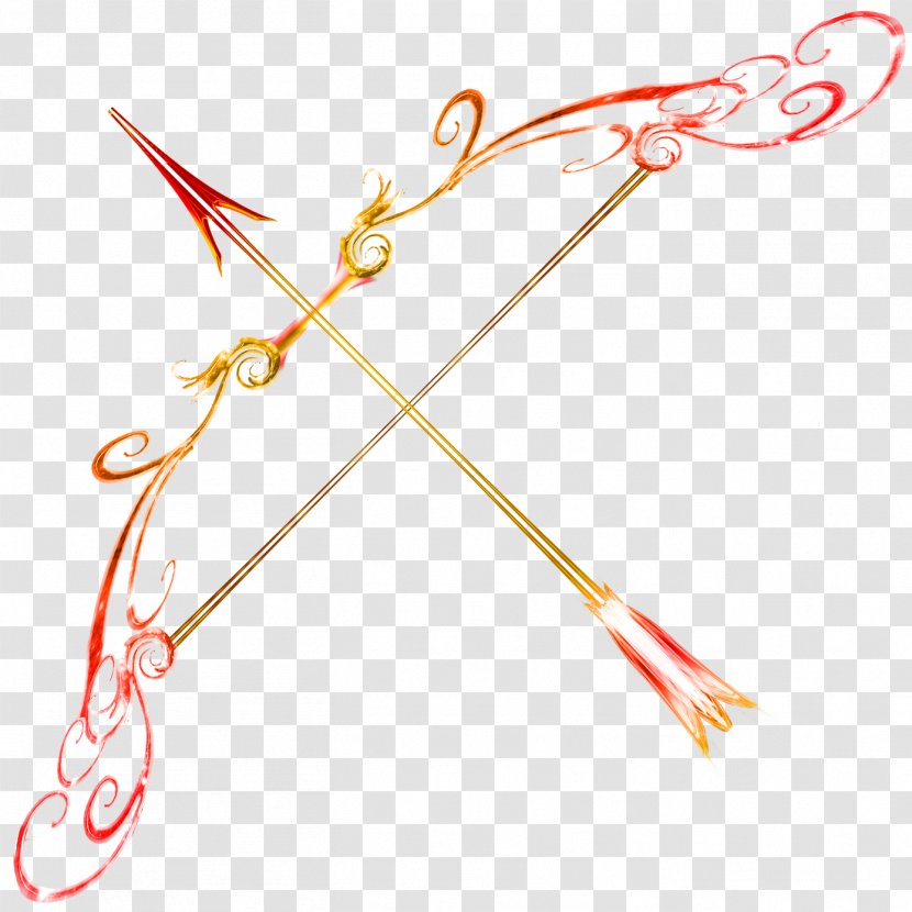Bow And Arrow Drawing Art Clip - Area - Design Cliparts Transparent PNG