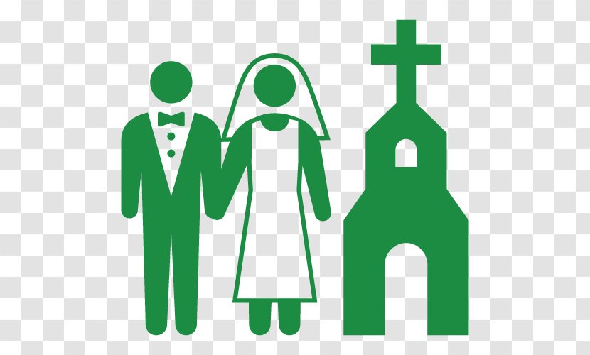 Wedding Chapel Marriage Pictogram Ceremony - Grass Transparent PNG