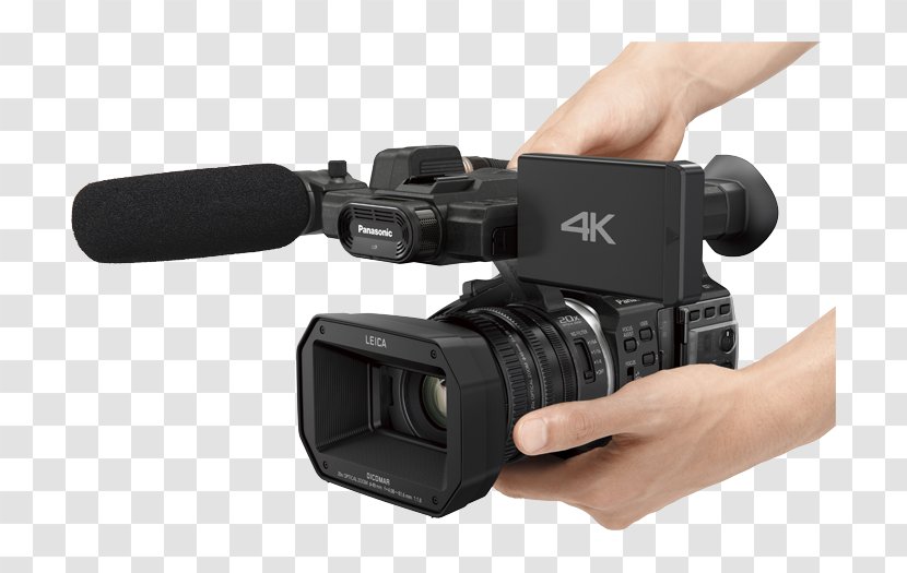 4K Resolution Video Cameras Panasonic Ultra-high-definition Television - Hand With Microphone Transparent PNG