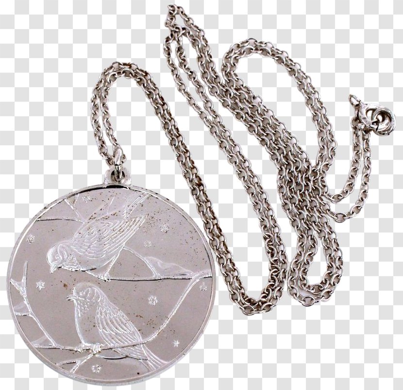 Locket Necklace Silver Body Jewellery Transparent PNG