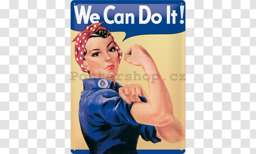 Naomi Parker Fraley We Can Do It! Second World War Rosie The Riveter/World II Home Front National Historical Park - Riveter - It Clipart Transparent PNG