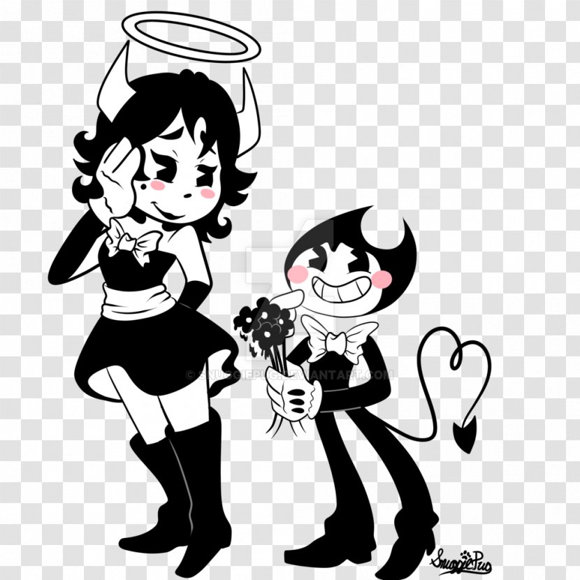 Bendy And The Ink Machine Drawing 0 - Frame - Figures Transparent PNG