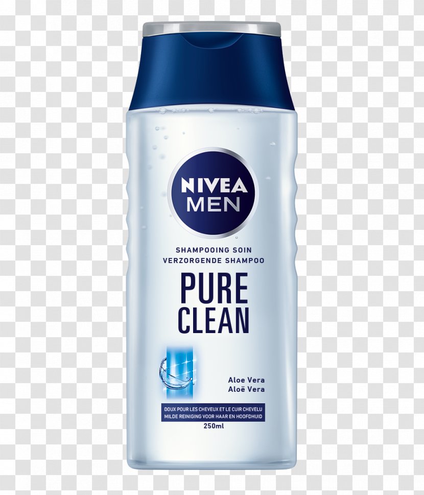 NIVEA Men Care Shampoo Pure Anti-Dandruff Hair - Liquid Transparent PNG
