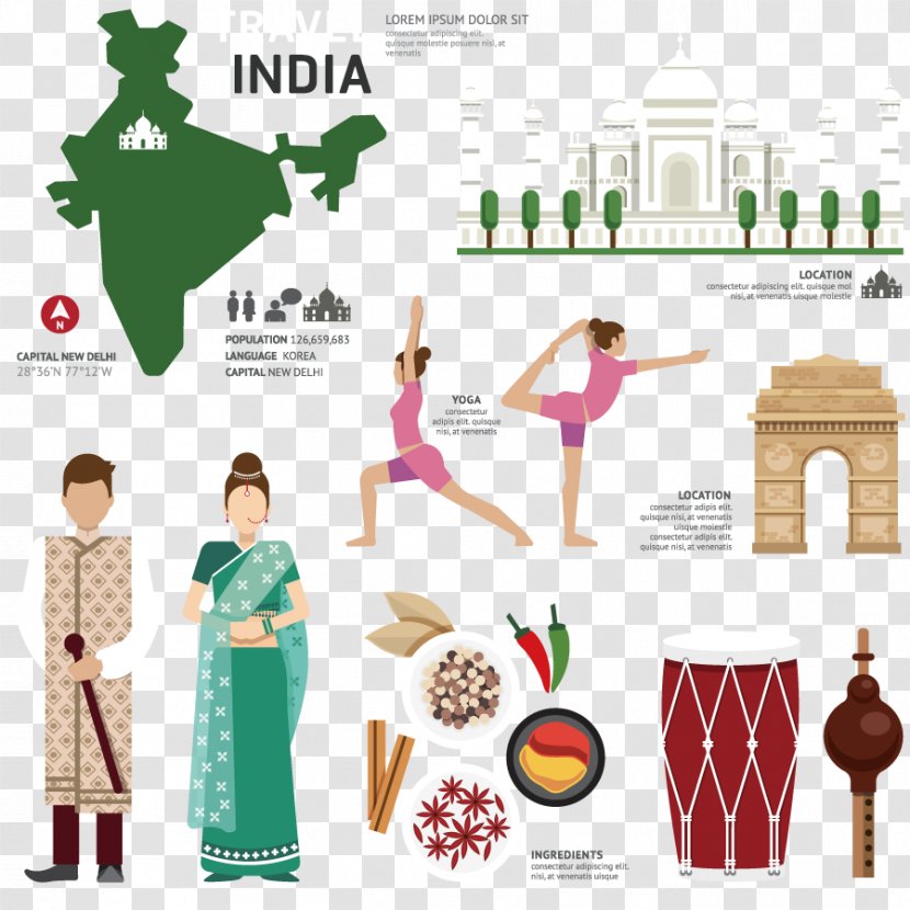 India Map Royalty-free - Geography Transparent PNG