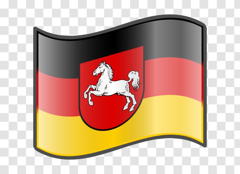 Flag Of Lower Saxony Fahne Rhineland-Palatinate - Mast Transparent PNG