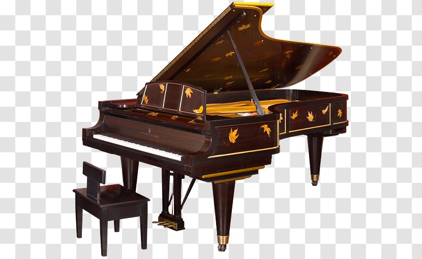 Digital Piano Player Harpsichord Spinet - Musical Instrument Transparent PNG