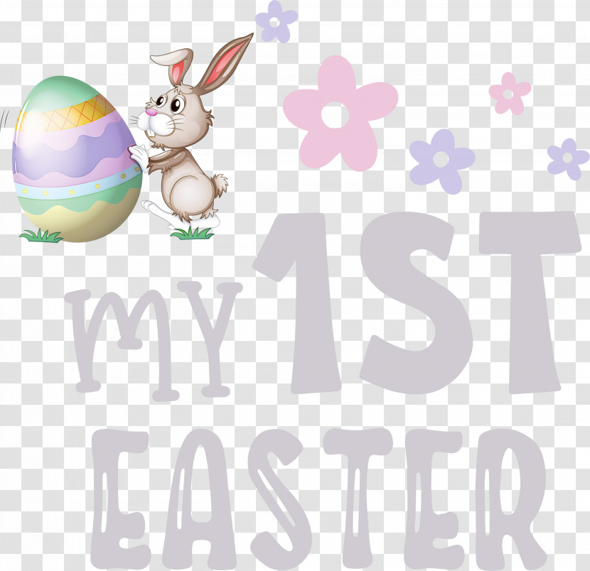 My 1st Easter Easter Bunny Easter Day Transparent PNG