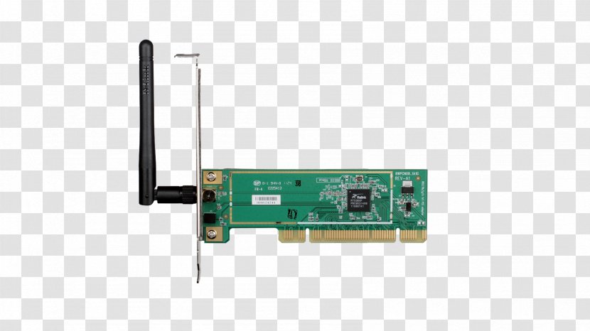 IEEE 802.11n-2009 Network Cards & Adapters Conventional PCI D-Link Wireless - Wifi Transparent PNG