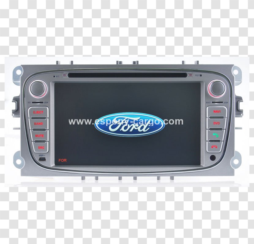 2007 Ford Focus Mondeo S-Max GPS Navigation Systems - Automotive Head Unit - Car Transparent PNG