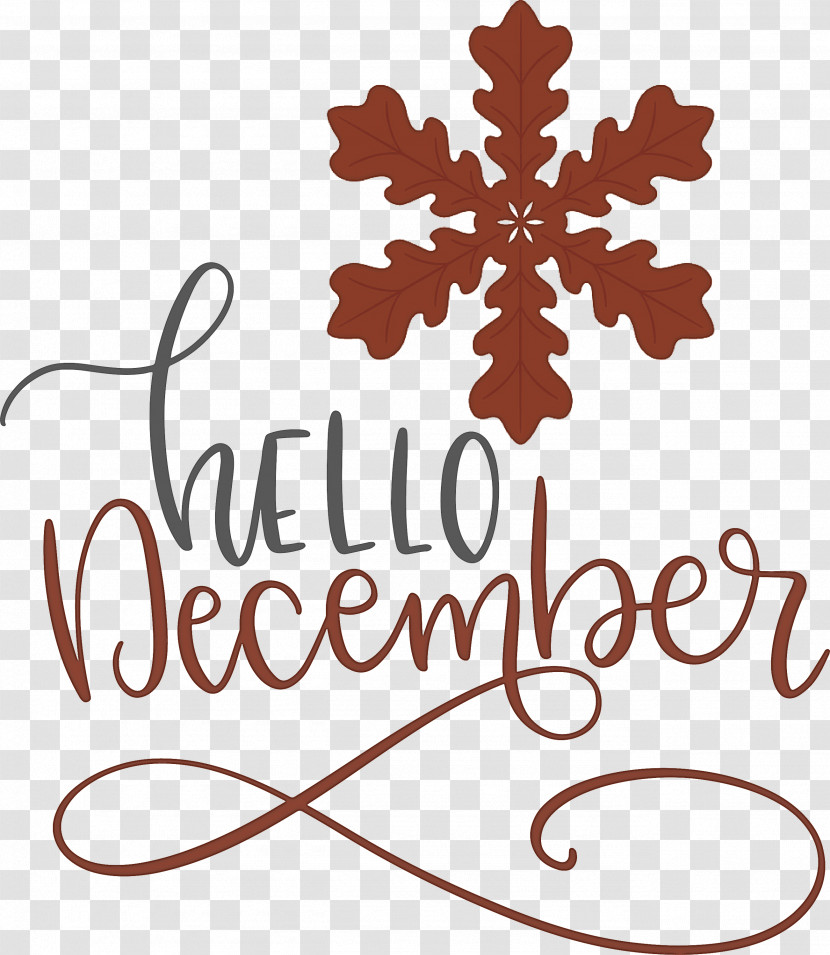 Hello December Winter December Transparent PNG