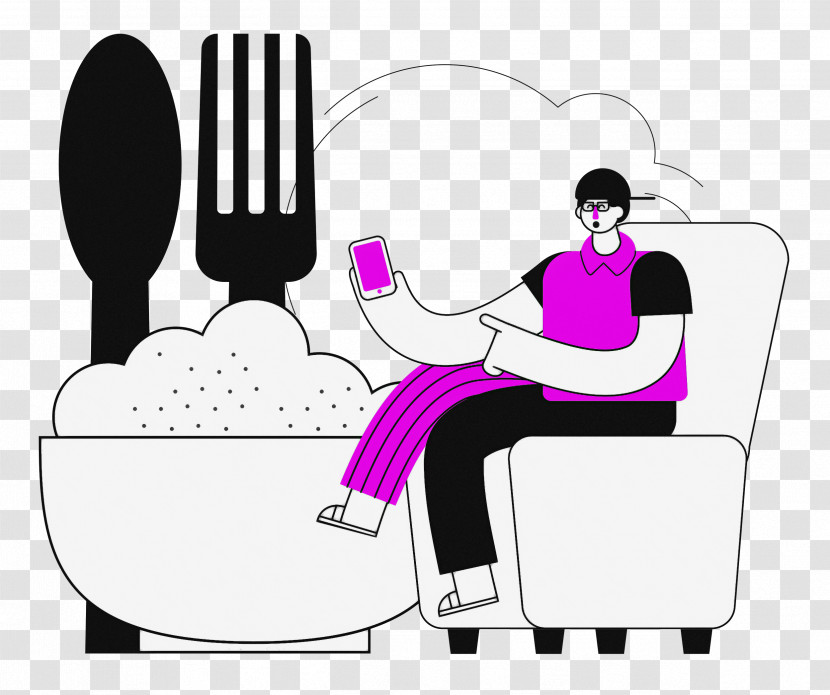 Ordering From Home Food Order Transparent PNG