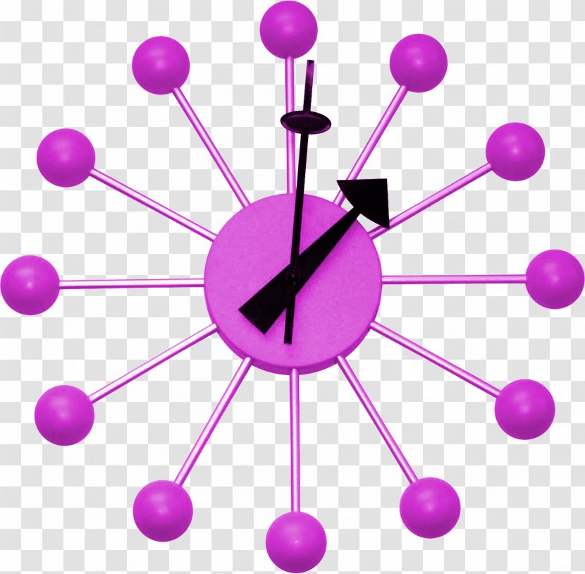 The Power Of Now: A Guide To Spiritual Enlightenment Rolling Ball Clock Alarm - George Nelson - Purple Creative Material Free Pull Transparent PNG
