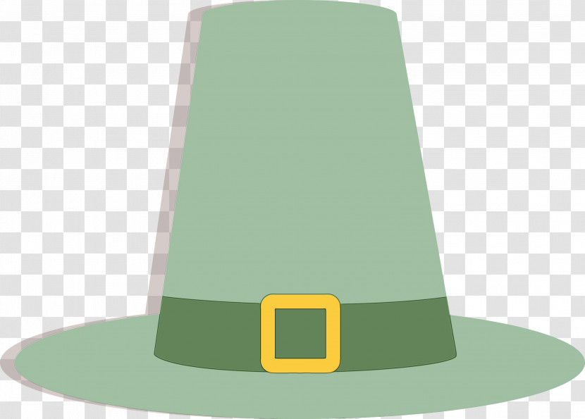 Hat Green Angle Cone Transparent PNG