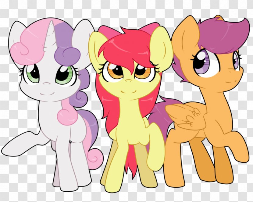 Pony Pinkie Pie Apple Bloom Horse Scootaloo - Heart Transparent PNG
