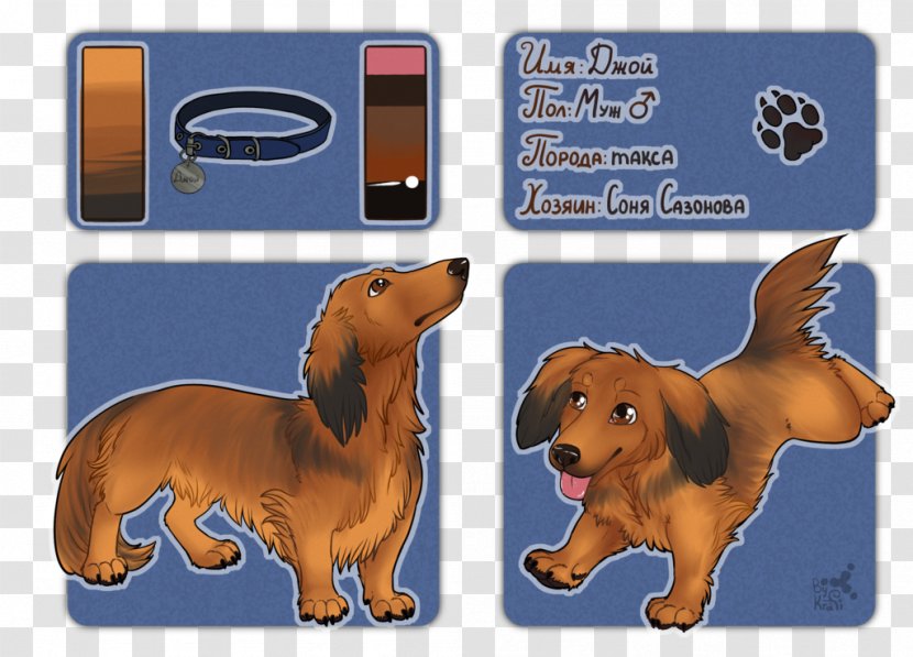 Dog Breed Dachshund Puppy Snout - Like Mammal Transparent PNG