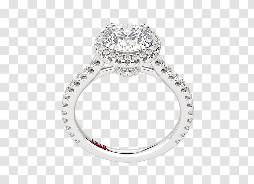 Engagement Ring Diamond Cut Wedding - Gold - Glowing Halo Transparent PNG