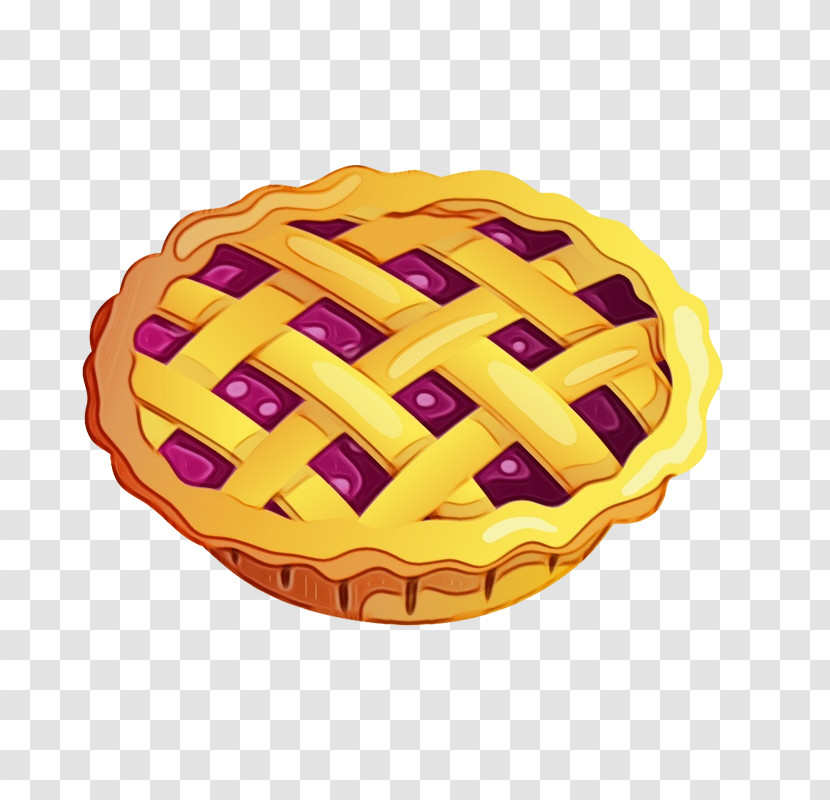 Food Dish Baked Goods Pie Yellow Transparent PNG