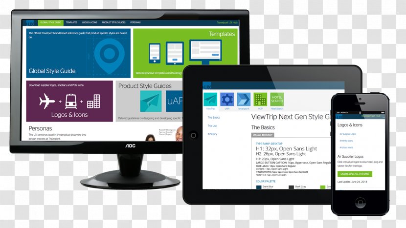 Computer Monitors Business Style Guide - Output Device Transparent PNG