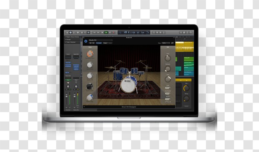 MacBook Pro IPhone X Logic GarageBand - Frame Transparent PNG