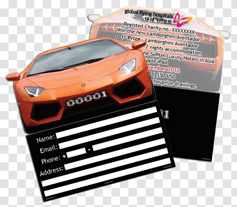 Lamborghini Murciélago Car Raffle Aventador S - Vehicle Door Transparent PNG