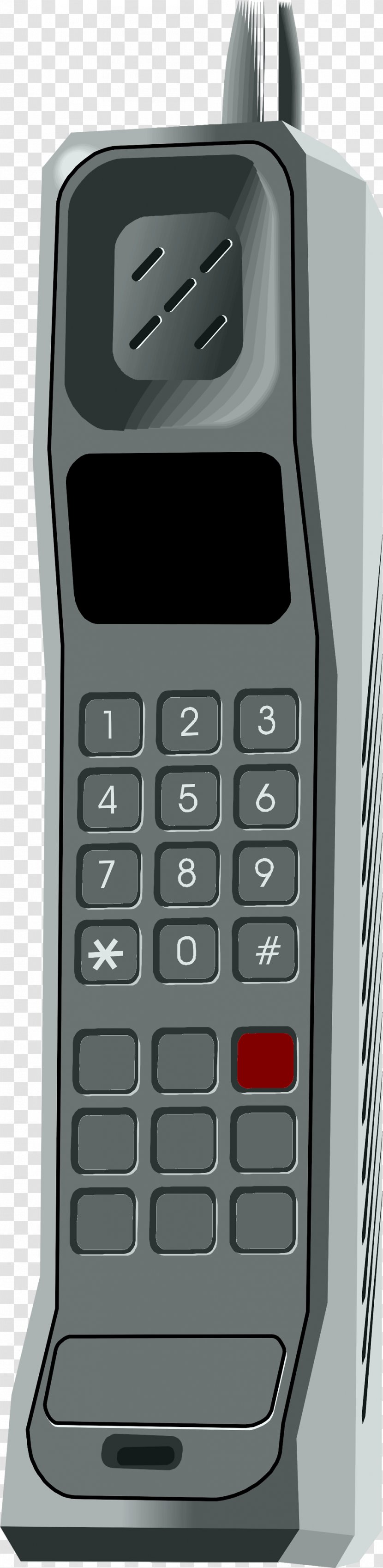 Telephone Product Design Numeric Keypads Electronics - Number - Cellular Transparent PNG