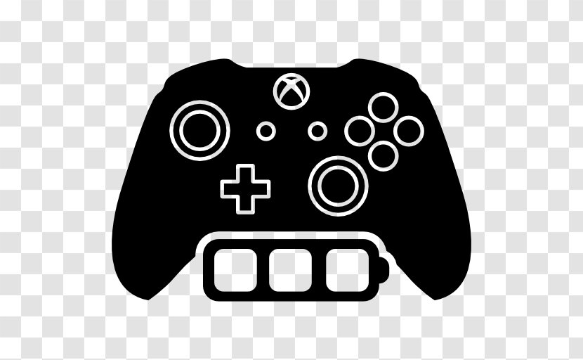 Xbox 360 Controller One Black Wii - And White - Game Tools Transparent PNG