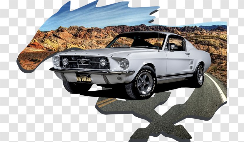 First Generation Ford Mustang Car GT - Motor Vehicle Transparent PNG