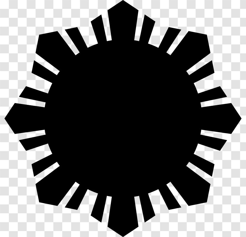 Flag Of The Philippines Solar Symbol Clip Art - National Emblem Transparent PNG
