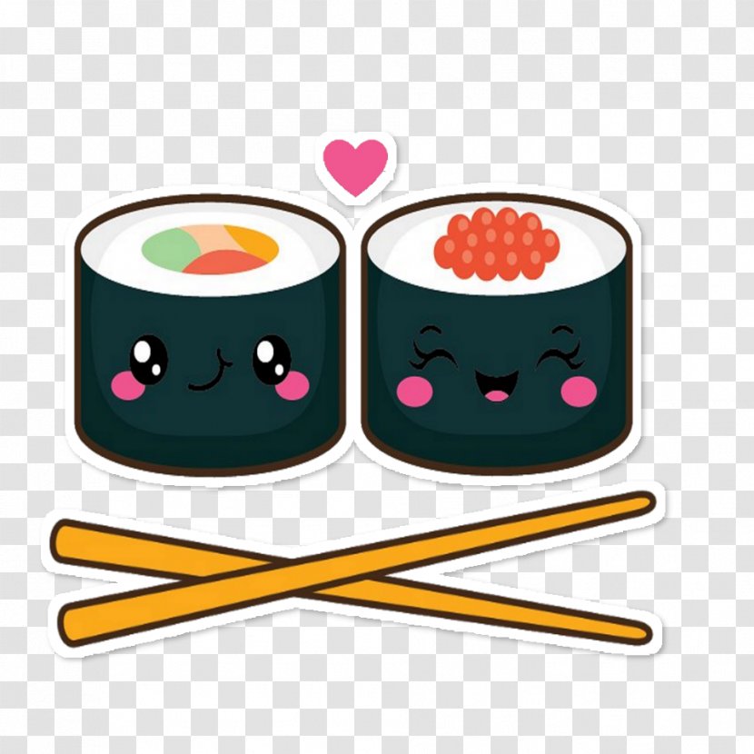 Japanese Cuisine Sushi Cupcake Food Art - Kavaii - Cute Transparent PNG