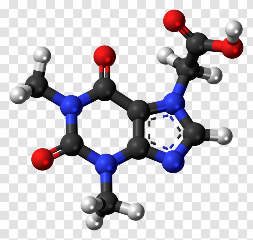 Theophylline Caffeine Molecule Chemistry Pharmaceutical Drug - Silhouette - Molekule Inc Transparent PNG